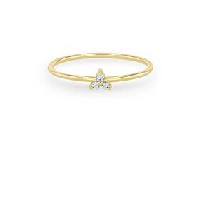 Zoe Chicco 14k Tiny Prong Diamond Trio Ring